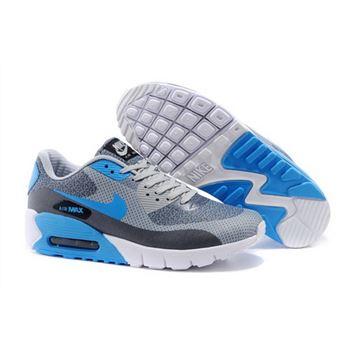 Nike Air Max 90 Jcrd Mens Shoes Gray Sky Blue White Hot Usa